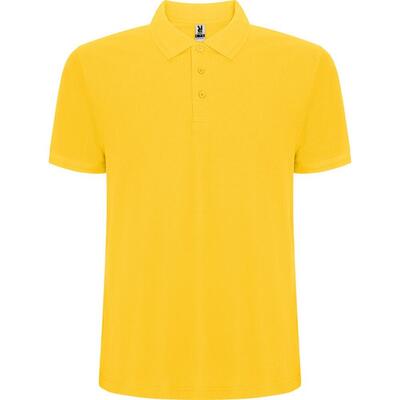 Heren pegaso premium effen polo shirt (turquoise)