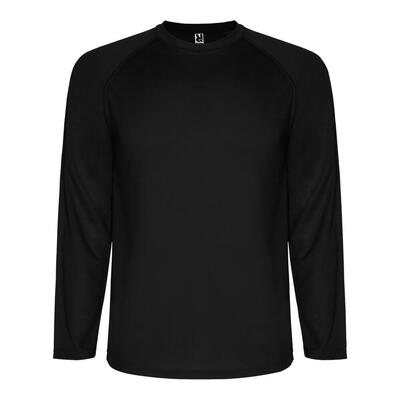 Heren montecarlo sport tshirt met lange mouwen (fluorescerend geel)