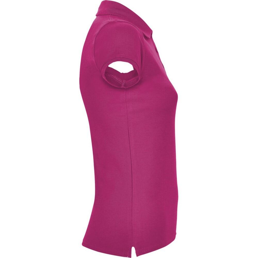 Polo STAR Femme (Rouge Vif) 3/4