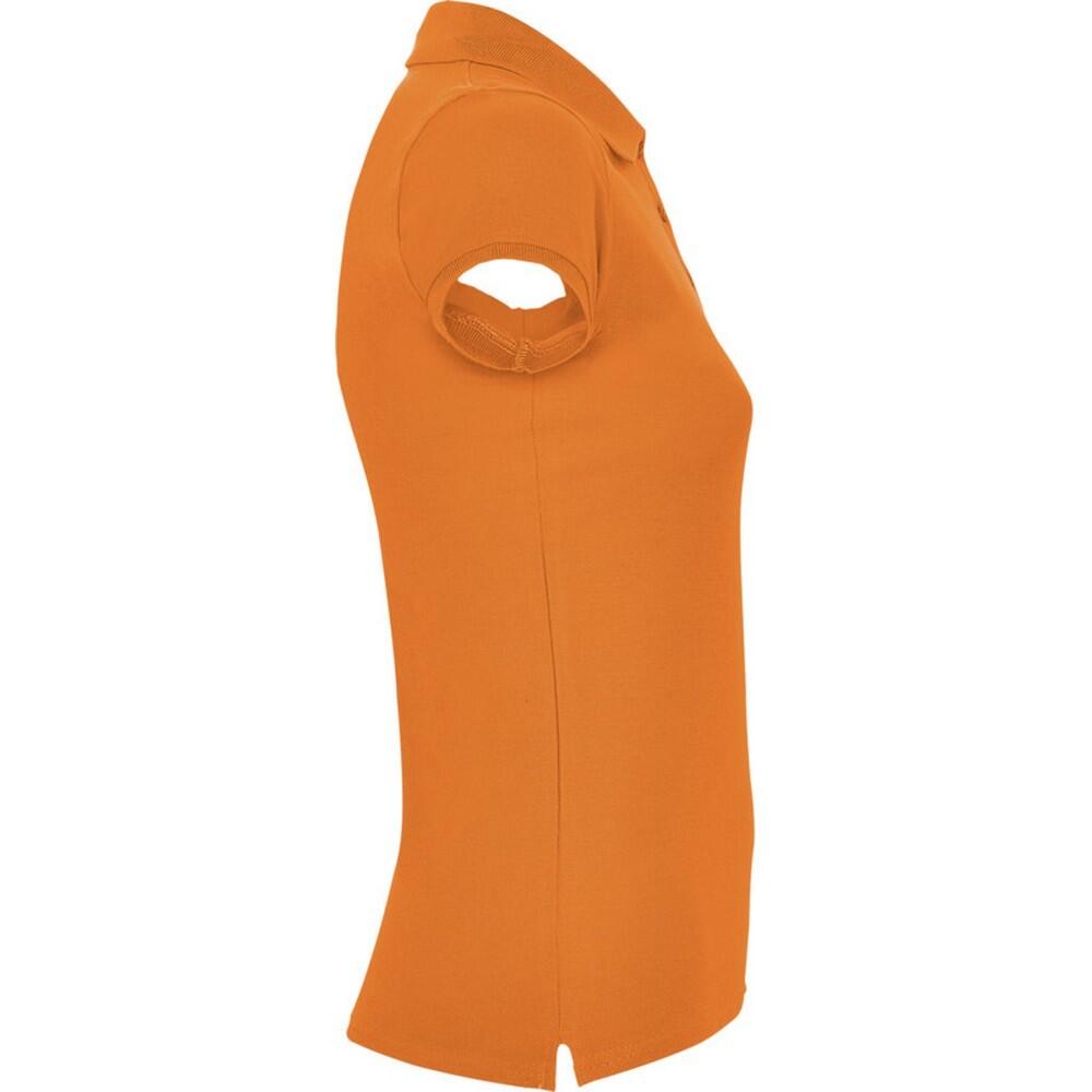 Polo Star para Mujer Naranja 3/4