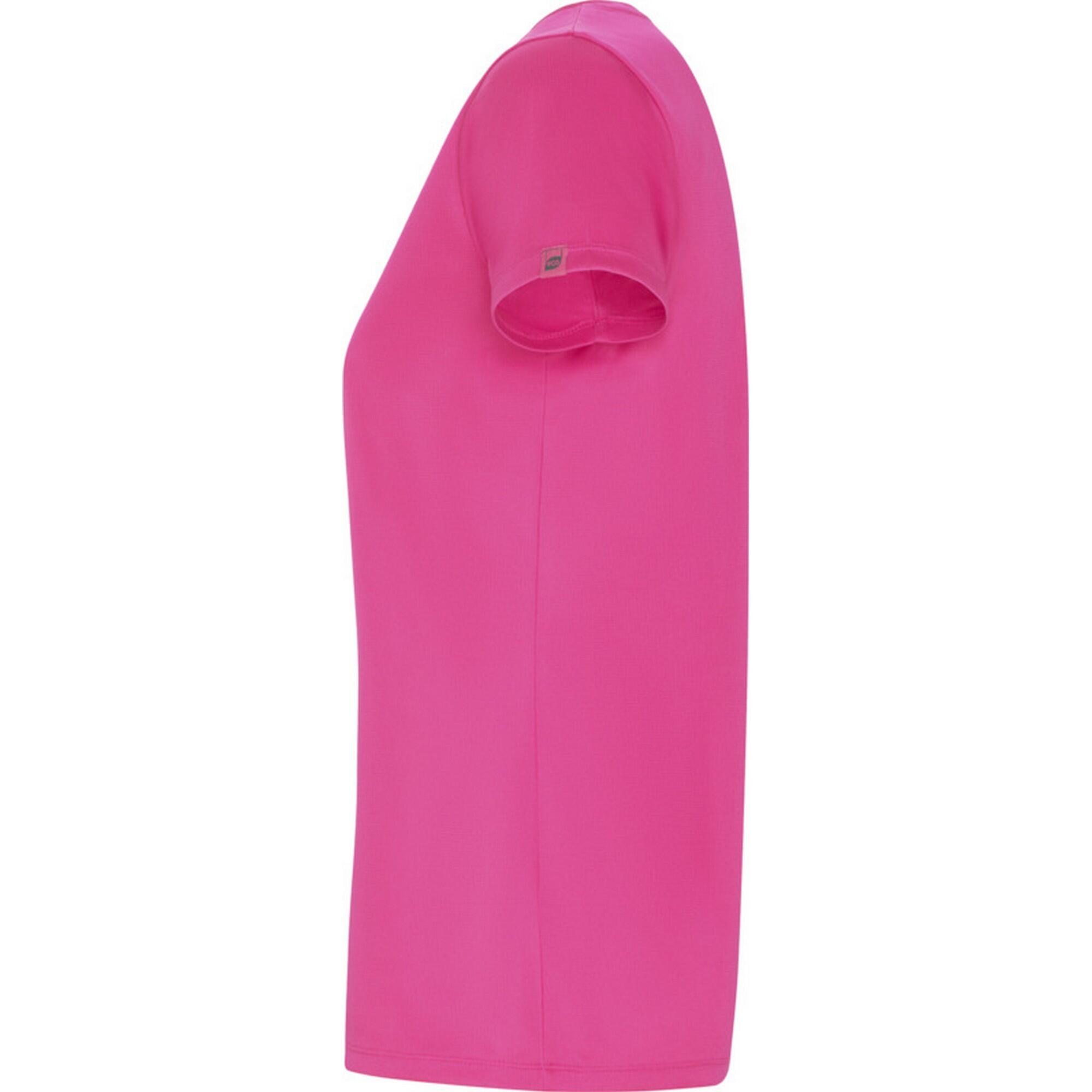 Dames Imola Sport Tshirt (Fluorescerend Roze) 3/3