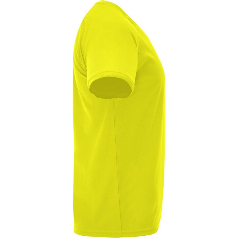 Tshirt BAHRAIN Homme (Jaune Fluo) 3/4