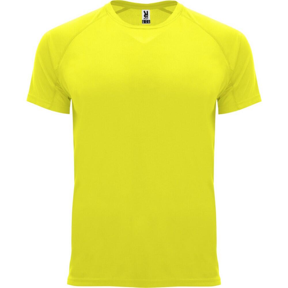 Roly - Tshirt Bahrain Homme (jaune Fluo) - T-shirt Manches Courtes - Jaune - 56 3xl - Decathlon