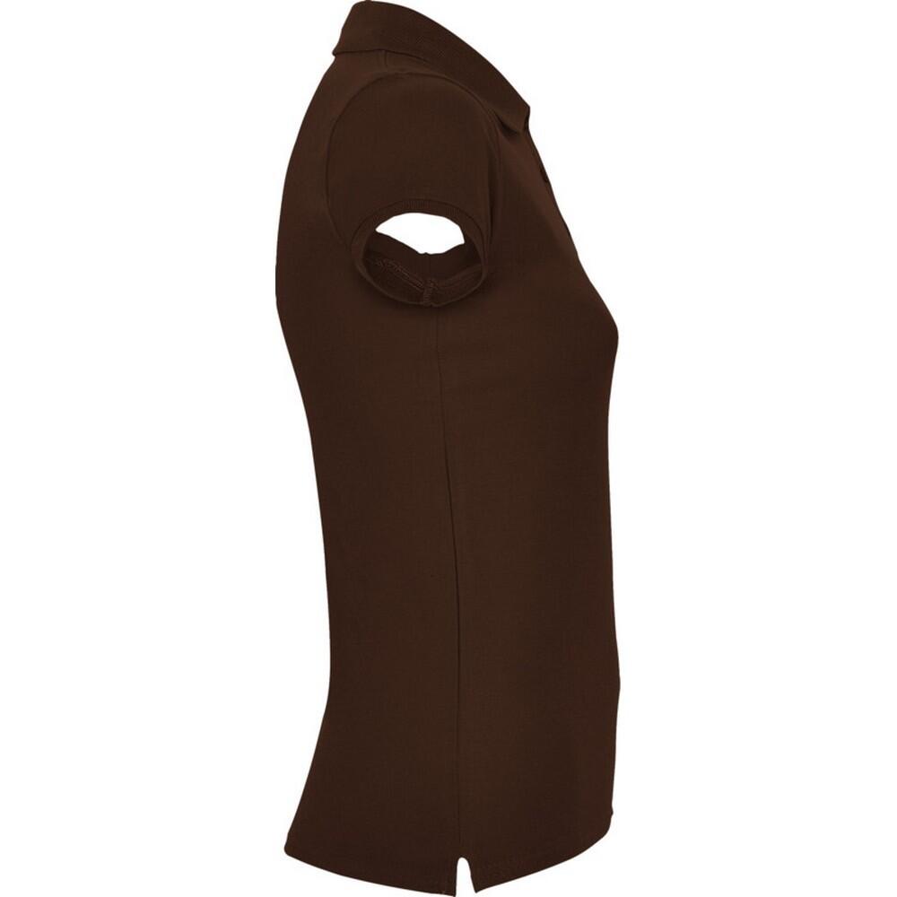 Maglietta Polo Donna Roly Star Cioccolato 3/4