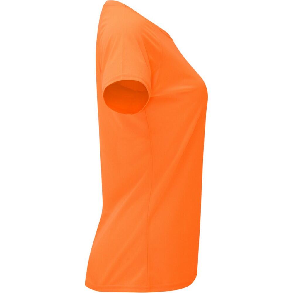 Tshirt BAHRAIN Femme (Orange Fluo) 3/4