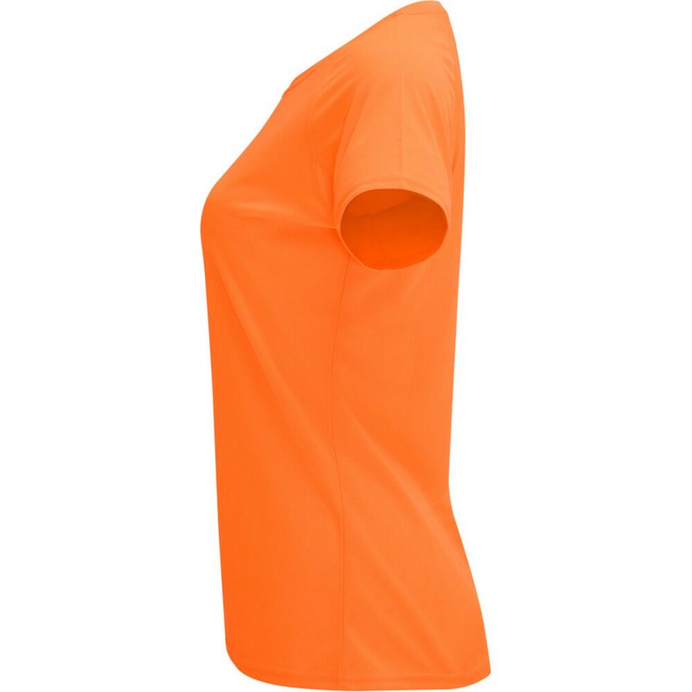 Tshirt BAHRAIN Femme (Orange Fluo) 4/4