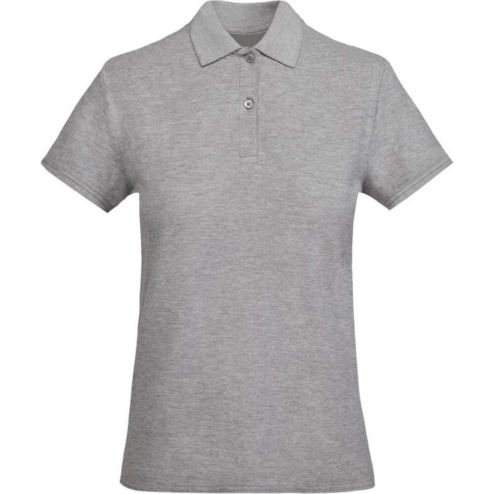 Dames Poloshirt (Grijze Mergel)