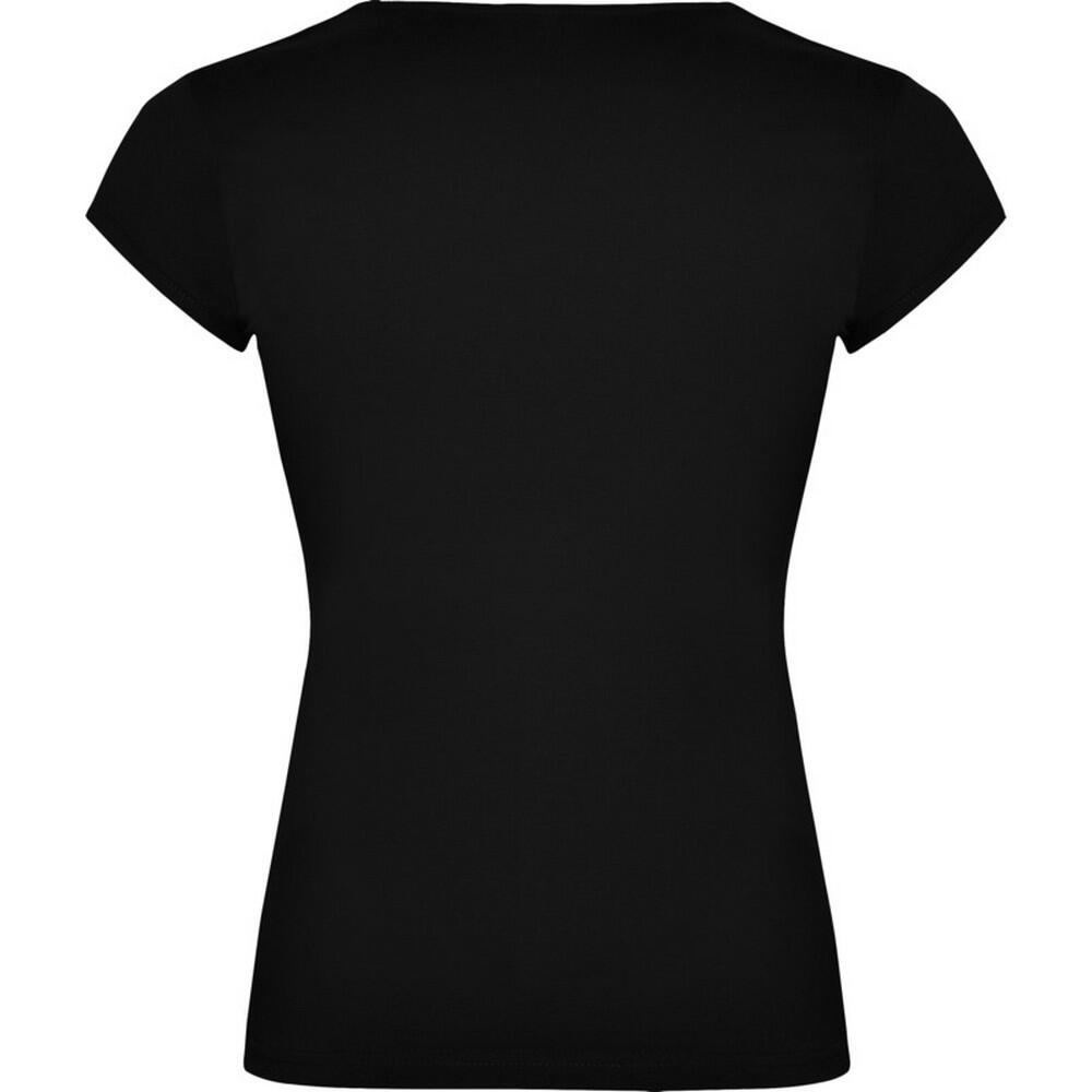 Womens/Ladies Belice TShirt (Solid Black) 2/4