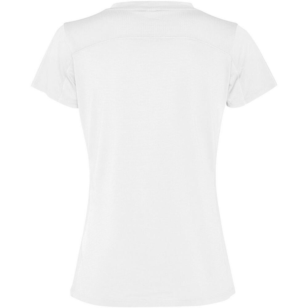 Dames Slam Sport Tshirt met korte mouwen (Wit) 2/2