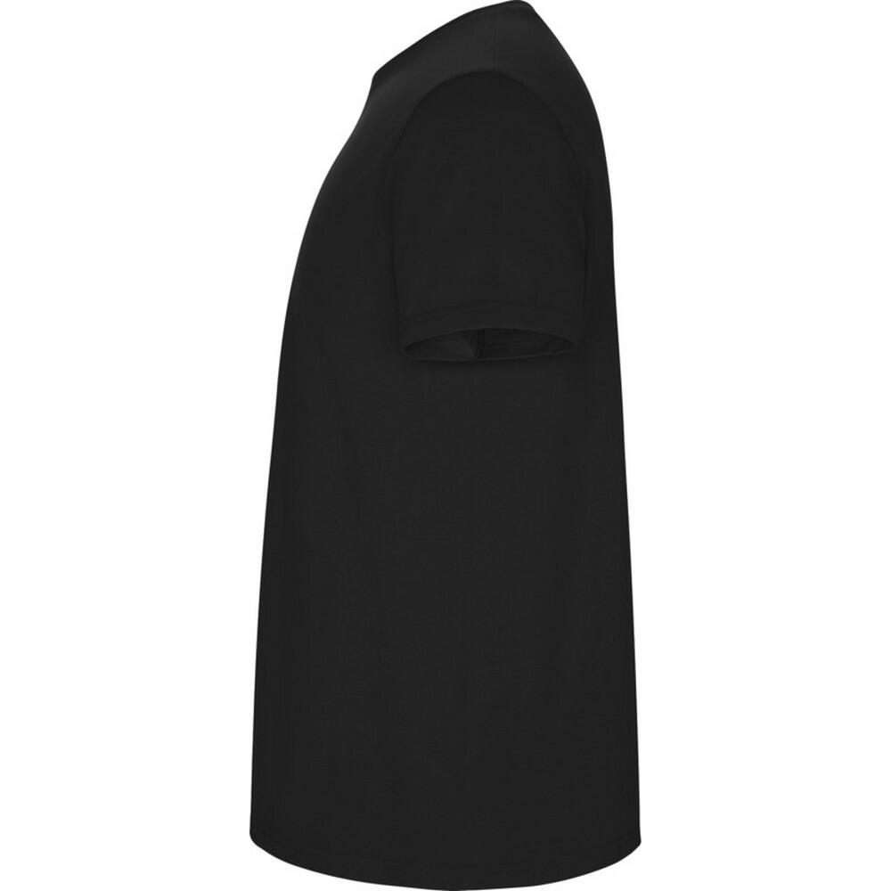 Tshirt STAFFORD Homme (Noir Uni) 3/4