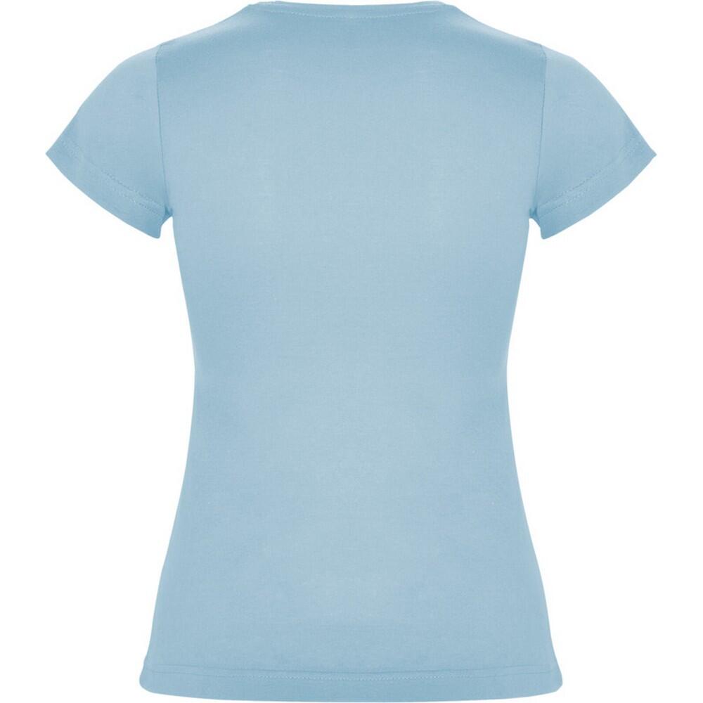 Tshirt JAMAICA Femme (Bleu Ciel) 2/4
