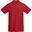 Polo Prince de manga curta para homem Vermelho