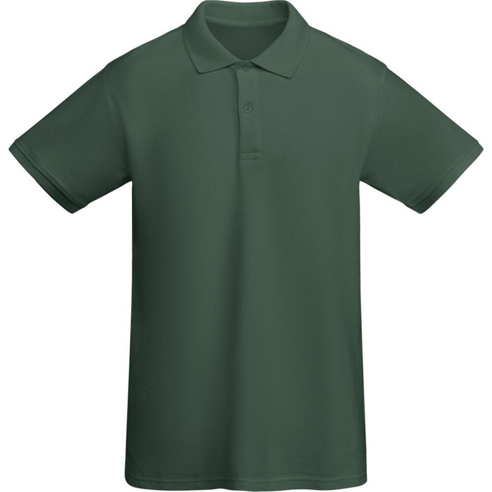 Polo Prince de manga curta para homem Verde Garrafa