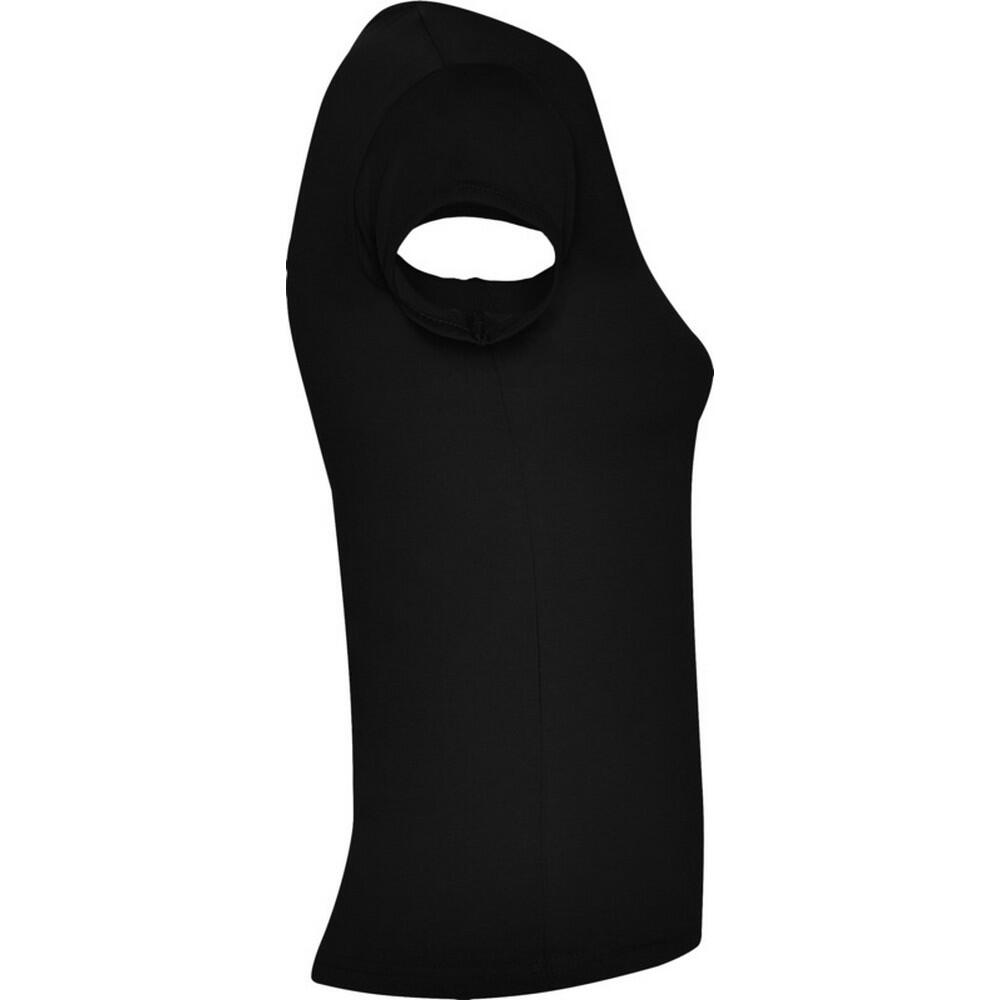 Womens/Ladies Belice TShirt (Solid Black) 4/4