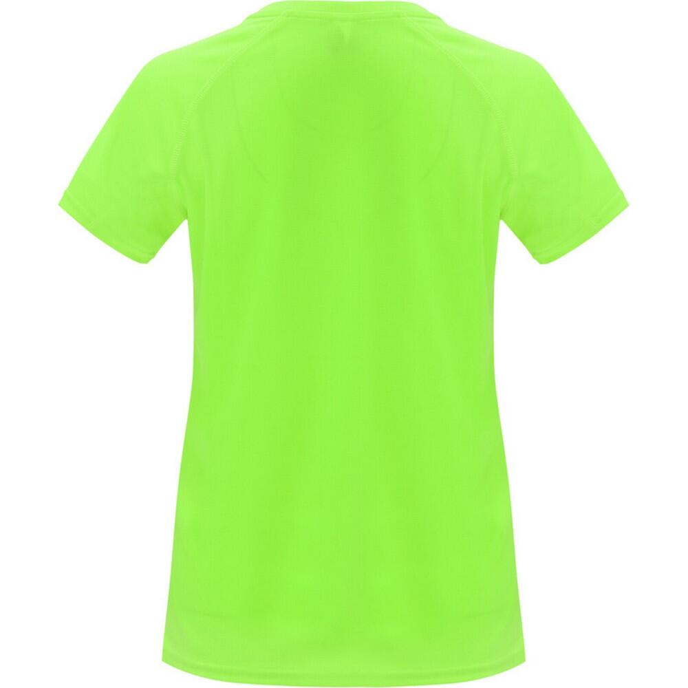 Tshirt BAHRAIN Femme (Vert Fluo) 2/4