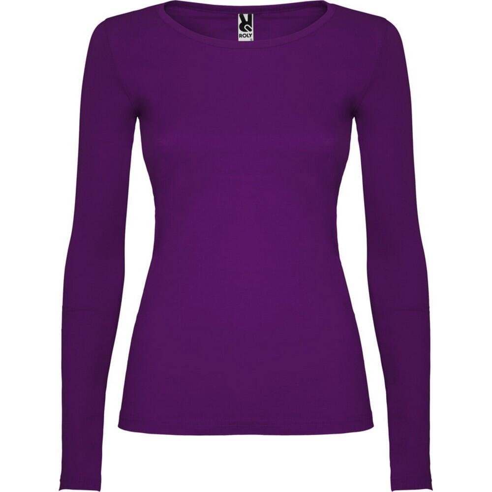 ROLY Womens/Ladies Extreme LongSleeved TShirt (Purple)