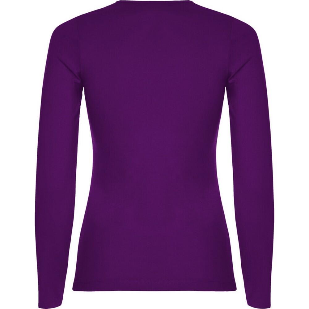 Camiseta Extreme de Manga Larga para Mujer Morado 2/3
