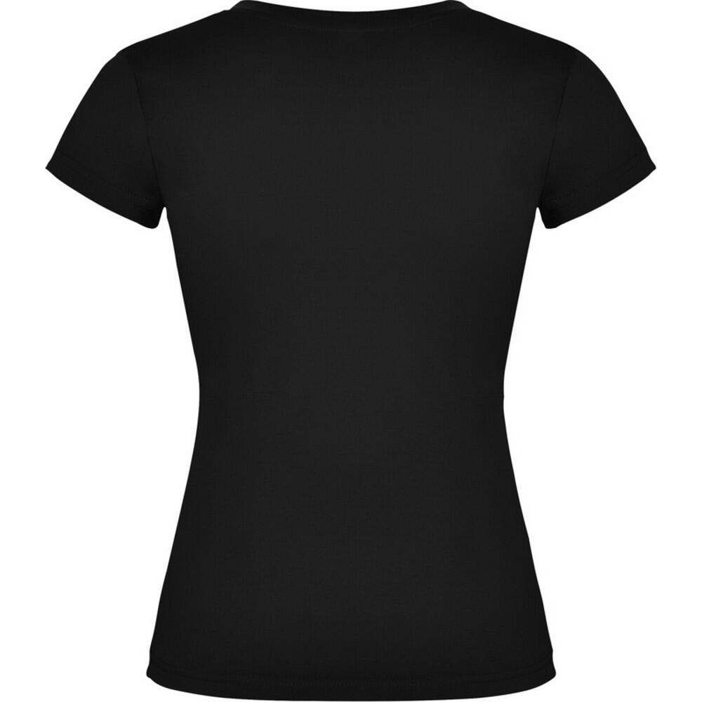 Maglietta Donna Roly Victoria Nero Tinta Unita 2/4