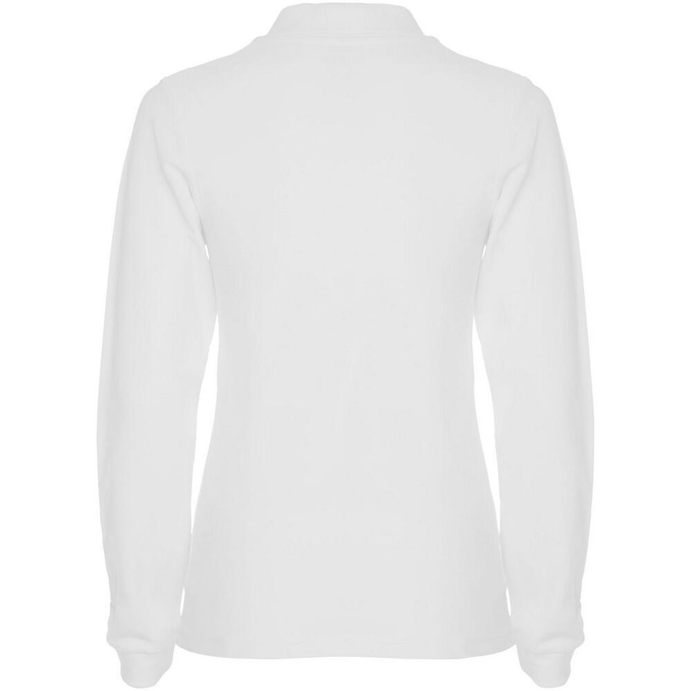 Maglietta Polo Manica Lunga Donna Roly Estrella Bianco 2/2