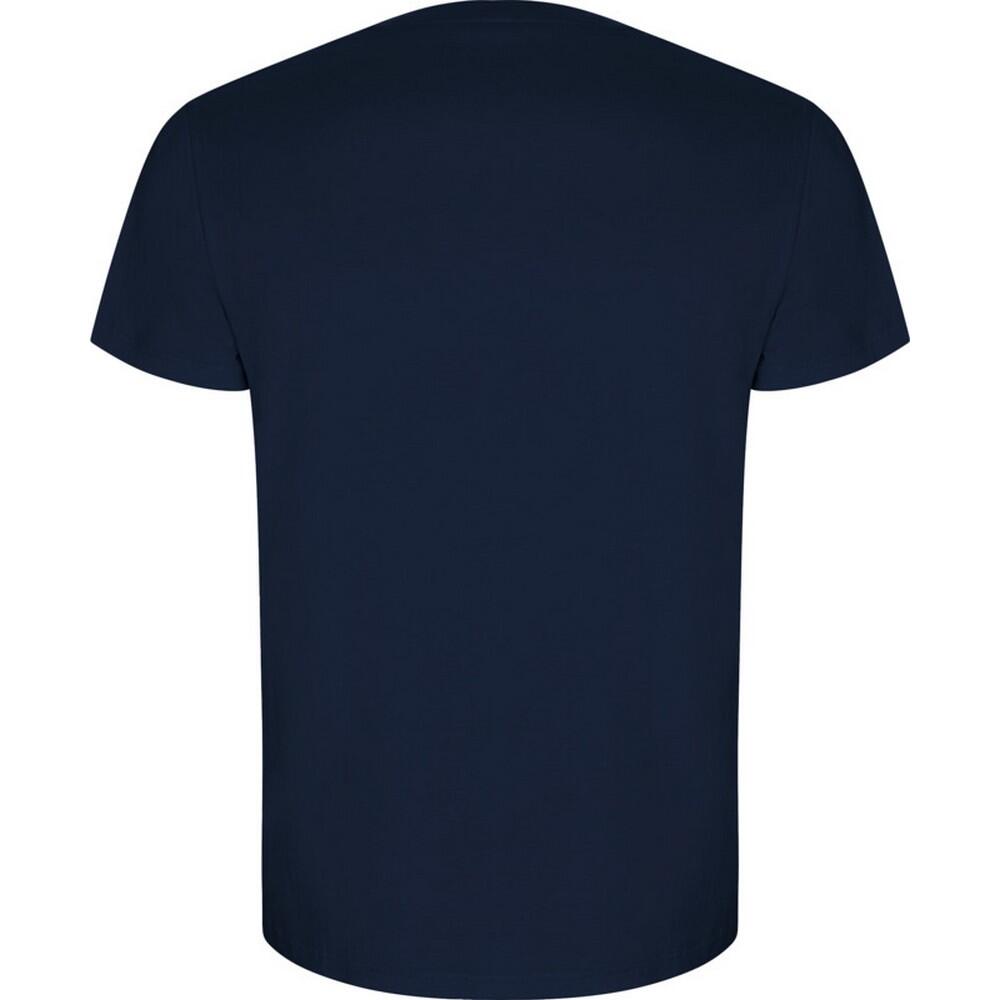 T-Shirt de manga curta dourada (Azul Marinho) 2/3