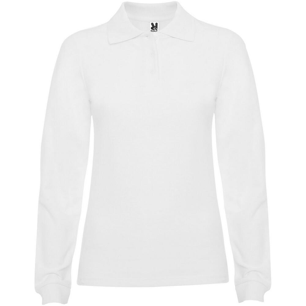 Roly - Polo Estrella Femme (blanc) - T-shirt Manches Longues - Blanc - 40 M - Decathlon