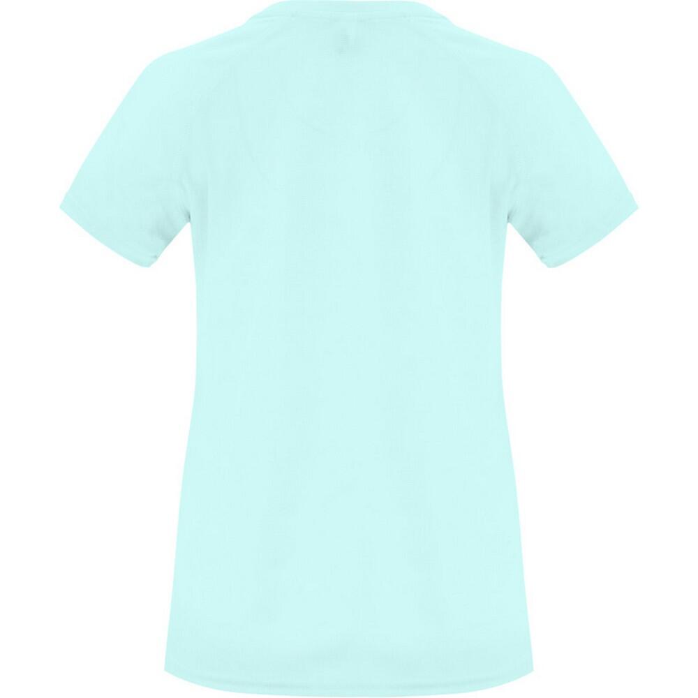 Maglietta Sportiva Maniche Corte Donna Roly Bahrain Mint 2/4