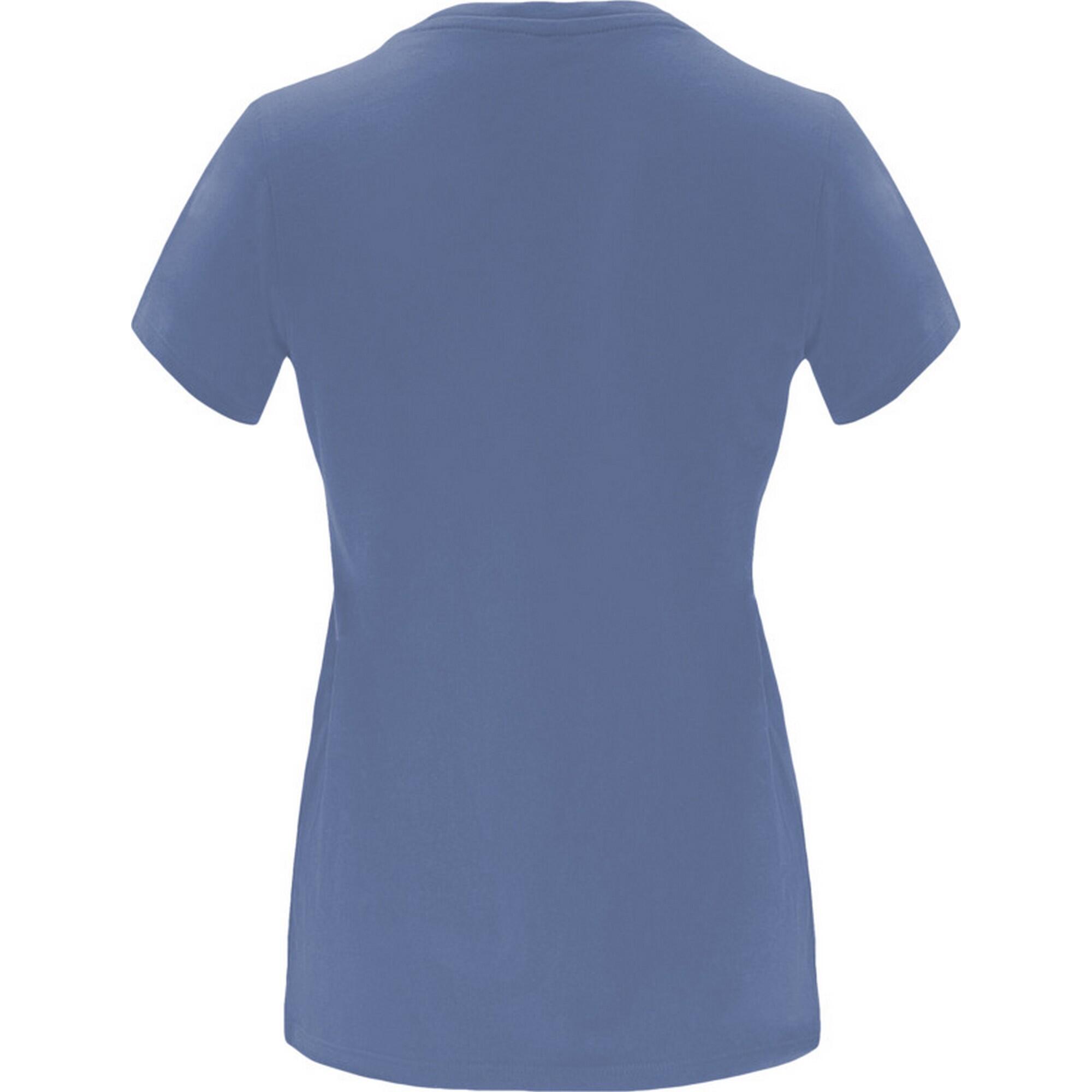 Tshirt CAPRI Femme (Bleu Denim) 2/3