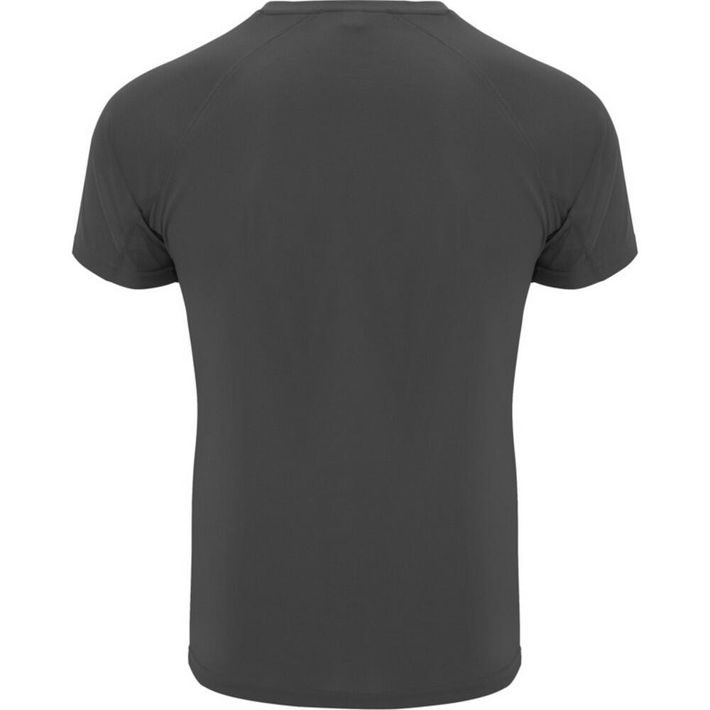 Camiseta Bahrain de Manga Corta Deportivo para Hombre Plomo Oscuro 2/4