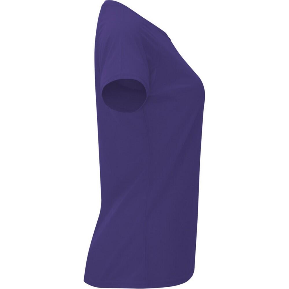 Dames Bahrein Sport Tshirt met korte mouwen (Mauve) 3/4