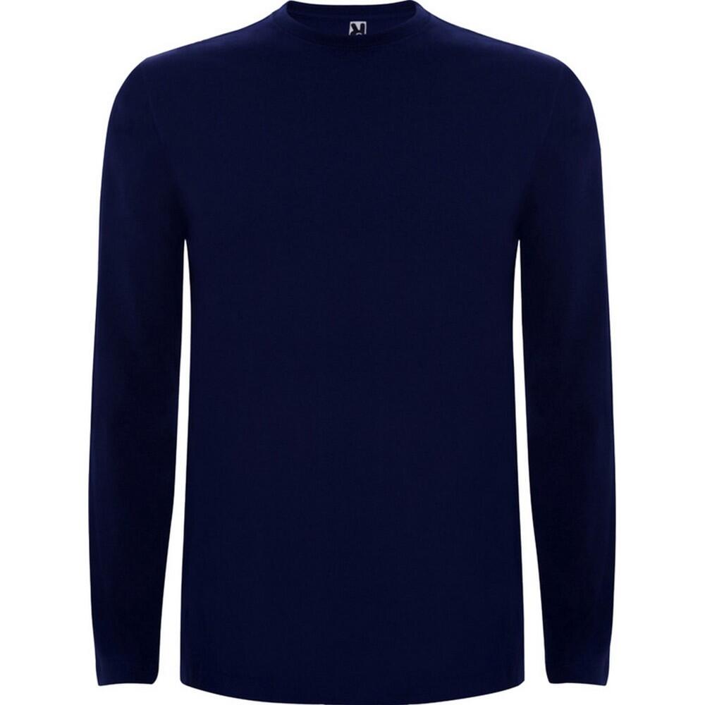 Heren extreme tshirt met lange mouwen (marineblauw)