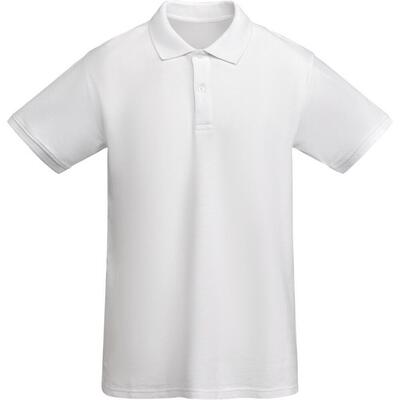 Heren prince poloshirt met korte mouwen (wit)
