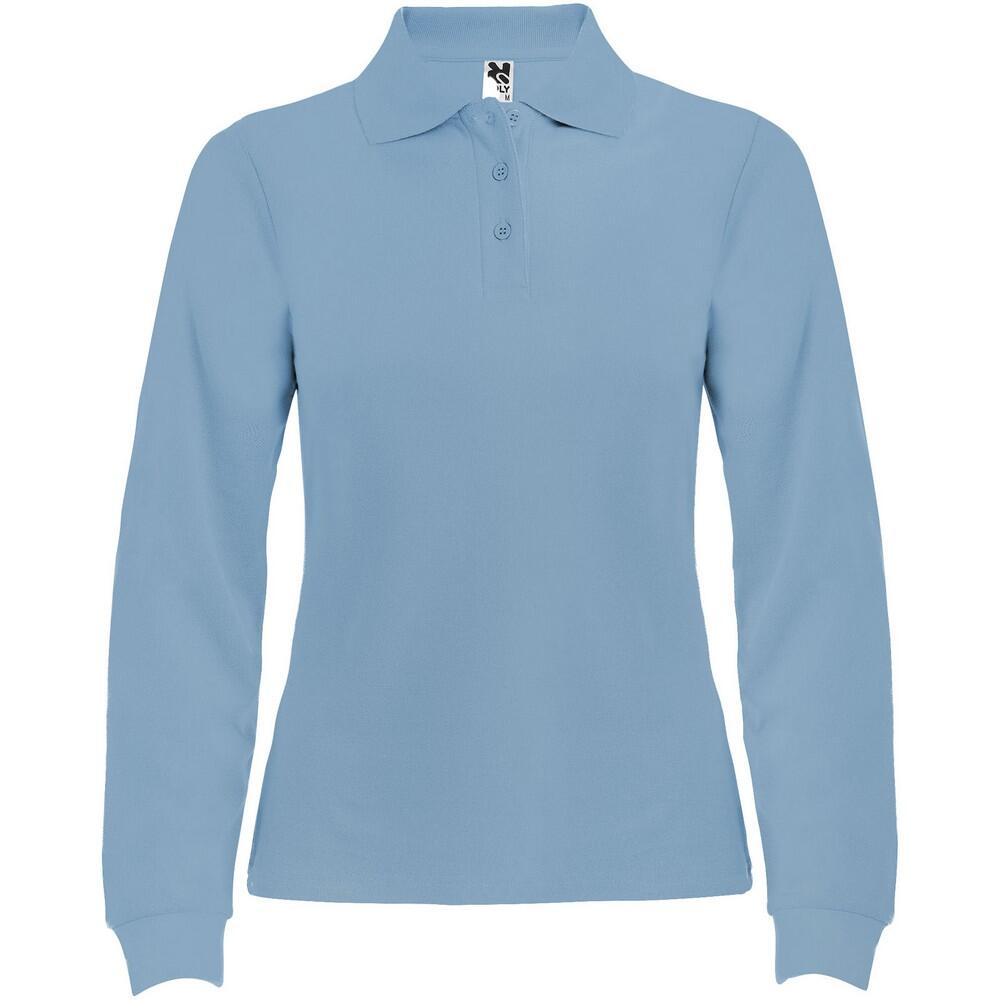 Roly - Polo Estrella Femme (bleu Ciel) - T-shirt Manches Longues - Bleu - S - Decathlon