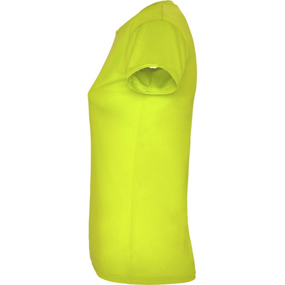 Tshirt MONTECARLO Femme (Jaune Fluo) 3/3