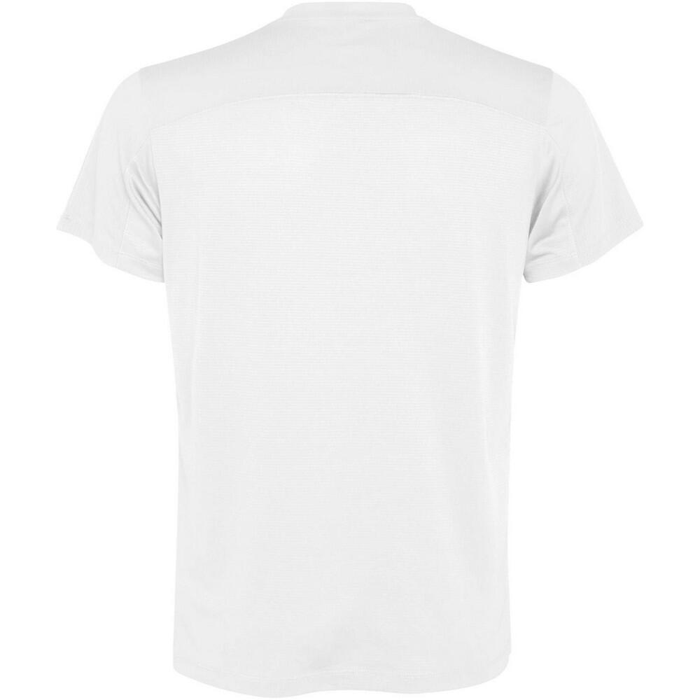 T-Shirt desportiva de manga curta Slam para homem (Branco) 2/2