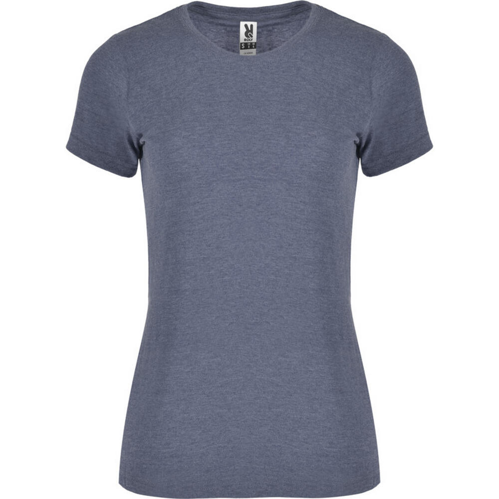Dames fox heather tshirt met korte mouwen (zwarte heide)