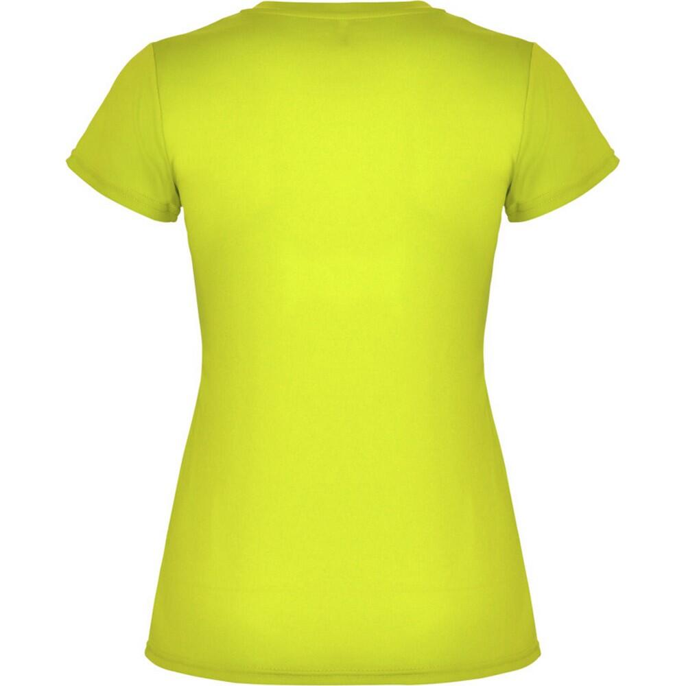 Tshirt MONTECARLO Femme (Jaune Fluo) 2/3