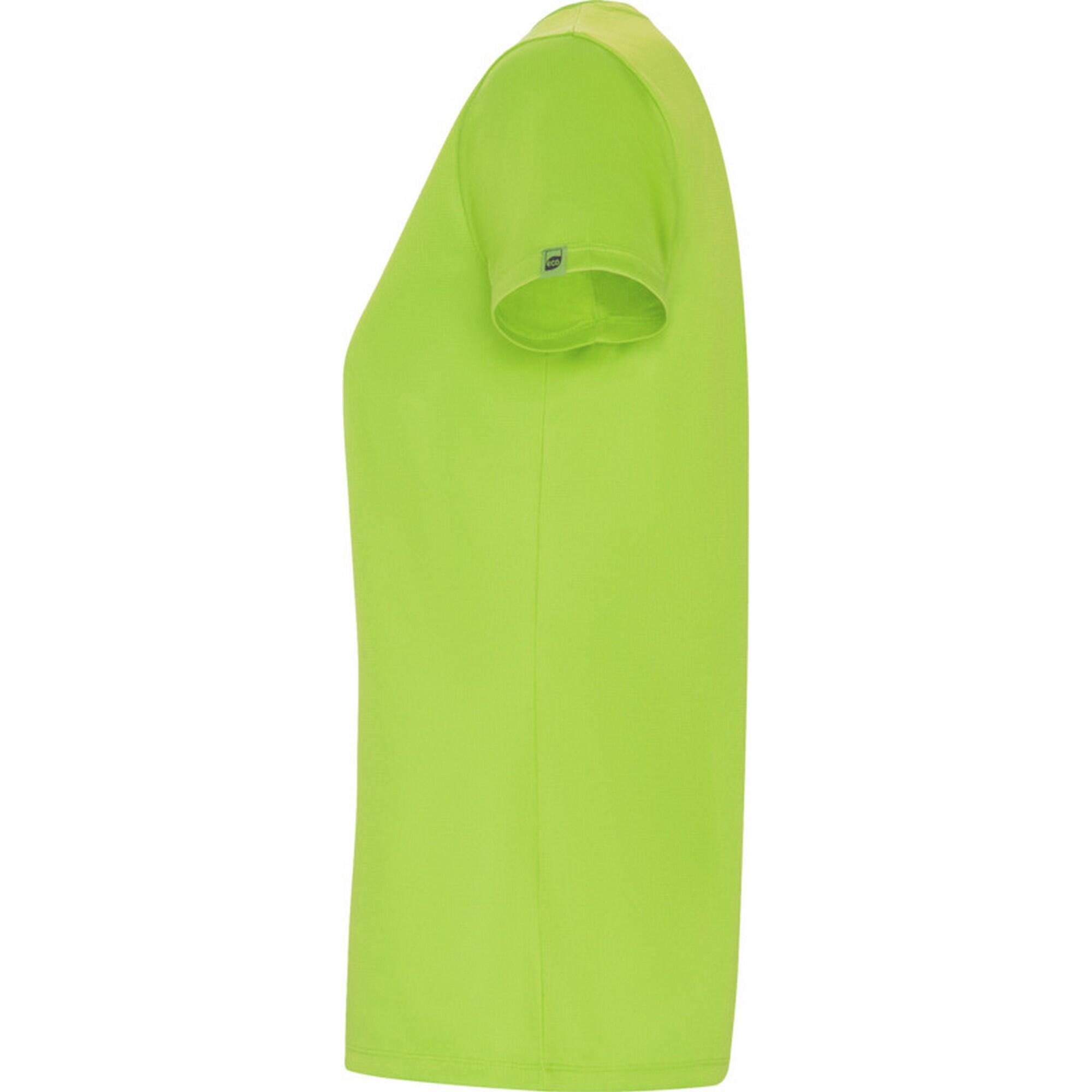 Dames Imola Sport Tshirt (Fluorescerend groen) 3/3