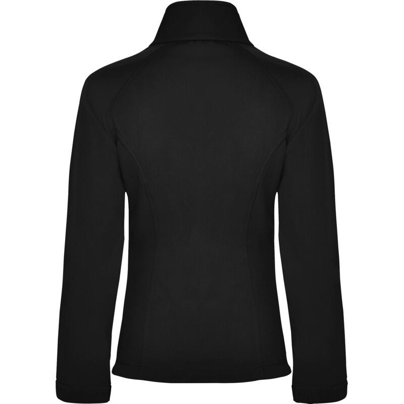 Chaqueta Softshell Antartida para Mujer Negro Sólido 2/4