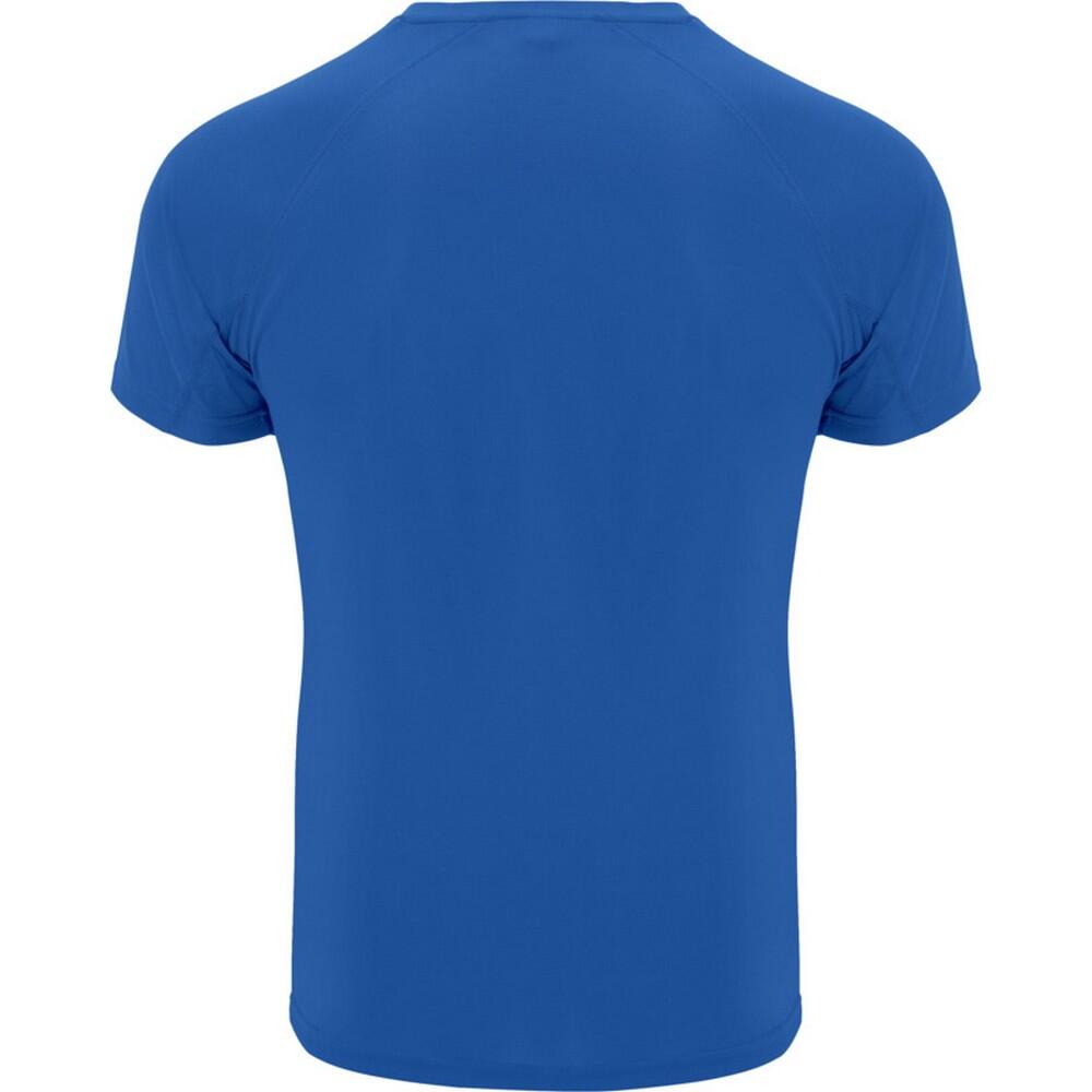 Camiseta Bahrain de Manga Corta Deportivo para Hombre Azul Real 2/4