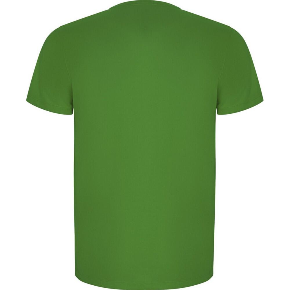 Camiseta Imola de Manga Corta Deportivo para Hombre Verde Helecho 2/3