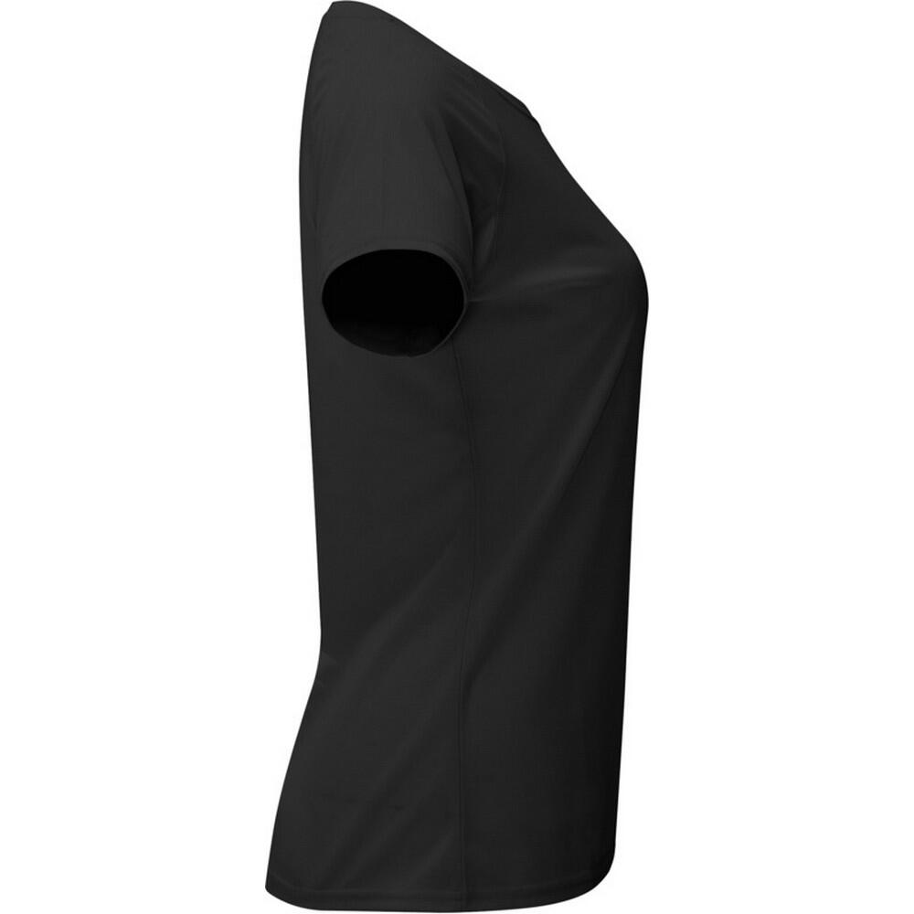 Tshirt BAHRAIN Femme (Noir Uni) 3/4