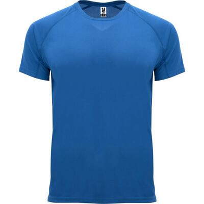 Maglietta Sportiva Maniche Corte Uomo Roly Bahrain Nero Tinta Unita
