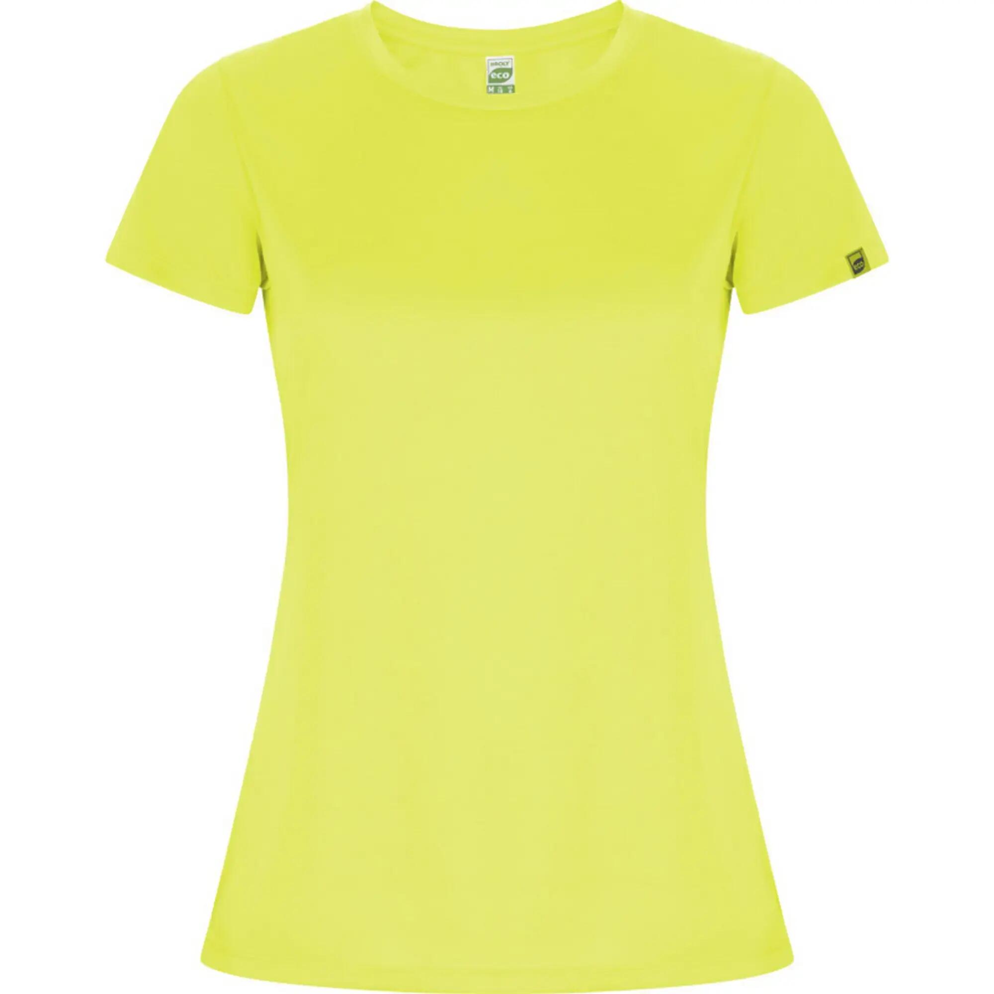 Dames imola sport tshirt (massief zwart)
