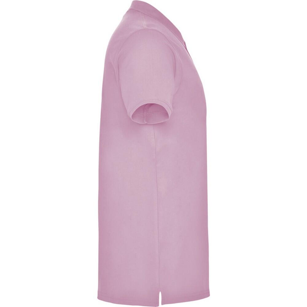 Heren Ster Poloshirt met Korte Mouwen (Lichtroze) 4/4