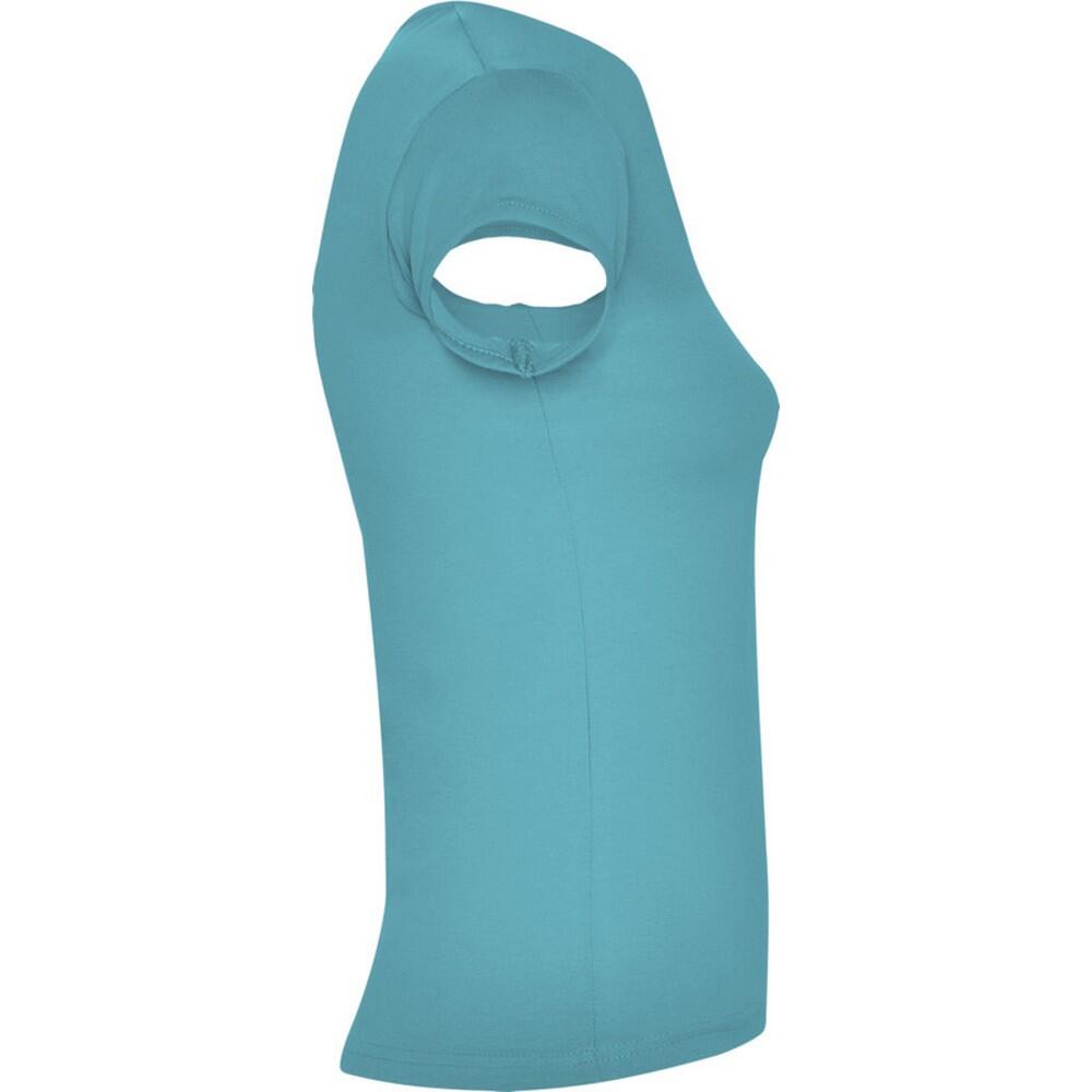 Tshirt BELICE Femme (Turquoise Vif) 4/4
