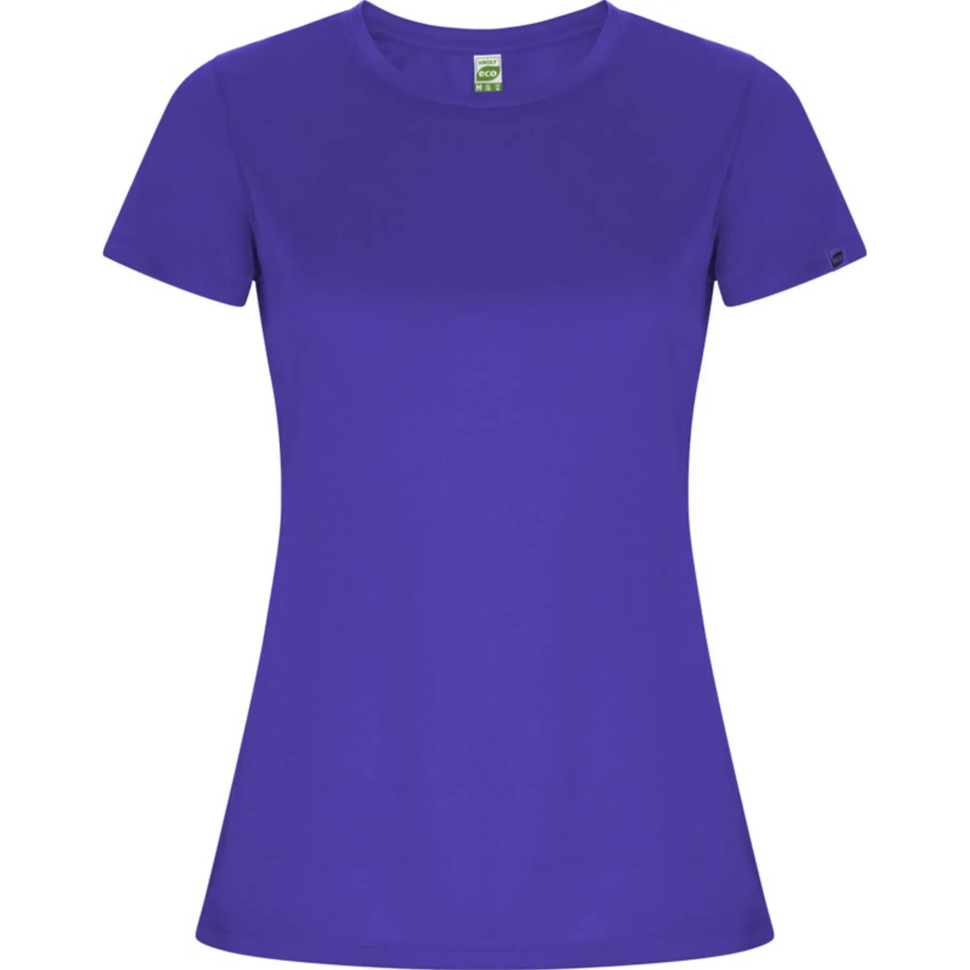 Dames imola sport tshirt (massief zwart)