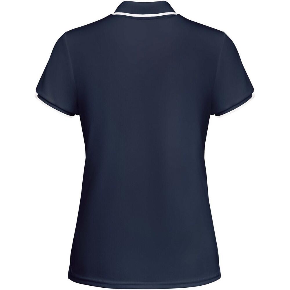 Polo TAMIL Femme (Bleu Marine / Blanc) 2/2
