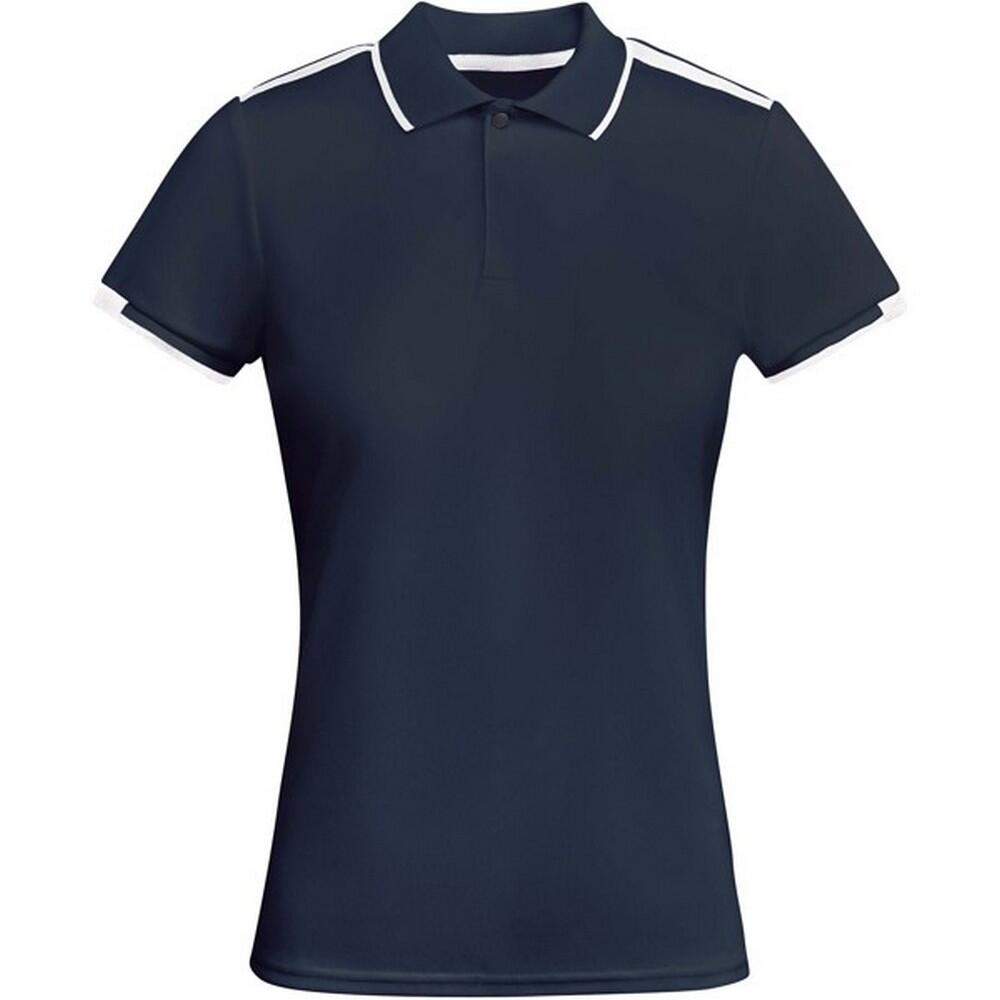 Roly - Polo Tamil Femme (bleu Marine / Blanc) - T-shirt Manches Courtes - Blanc|bleu - 48 Xl - Decathlon