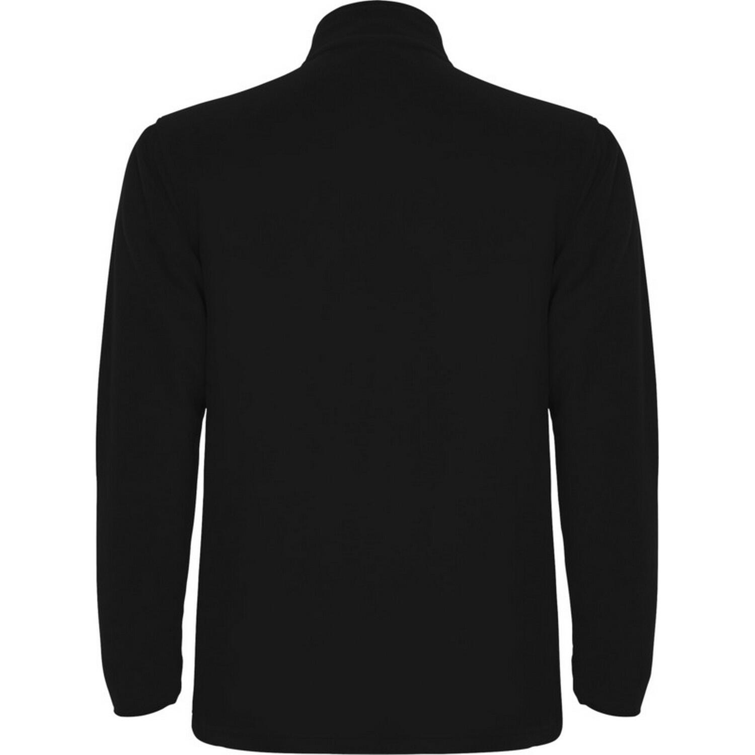 Mens Himalaya Quarter Zip Fleece Jacket (Solid Black) 2/4