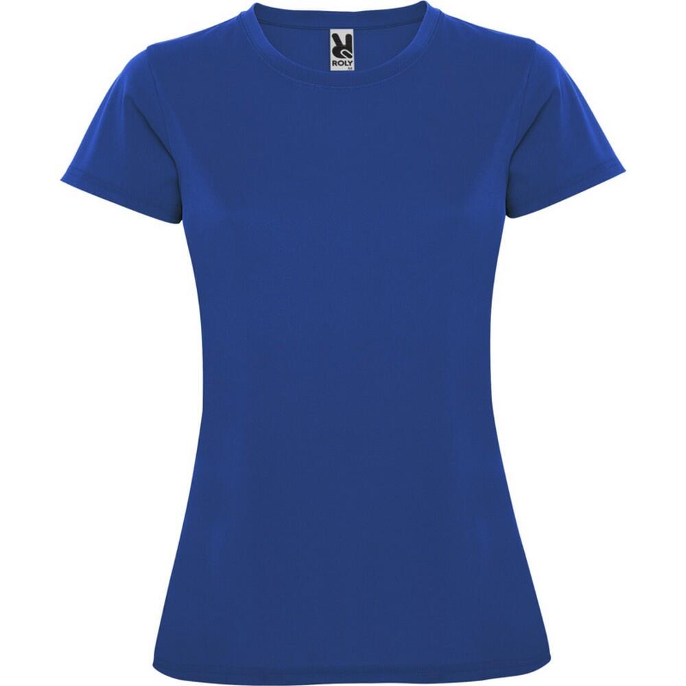 Womens/Ladies Montecarlo ShortSleeved Sports TShirt (Royal Blue)
